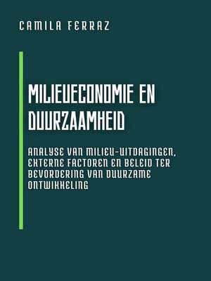 cover image of Milieueconomie En Duurzaamheid